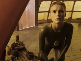 Аманда Коллин голая – Воспитанные волками s01e06-07 (2020) #16