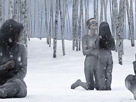 Аманда Коллин голая – Воспитанные волками s01e01 (2020) #41