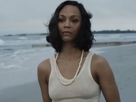 Зои Салдана секси – Закон ночи (2016) #14