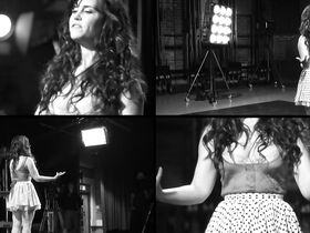 Саския Бурмайстер голая – Черно-белый секс (2012) #6