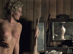 Джеки Мур голая – Мир Дикого Запада s01e01 (2016)