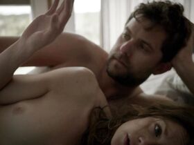 Рут Уилсон голая – Любовники s01e01 (2014)