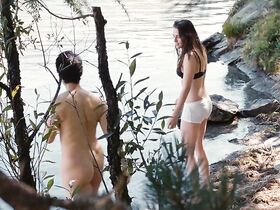 Жюльет Бинош голая, Кристен Стюарт секси – Зильс-Мария (2014)